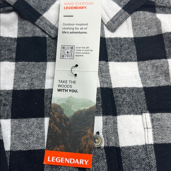Legendary Whitetails lumberjack flannel long sleeve button down shirt - Picture 6 of 7